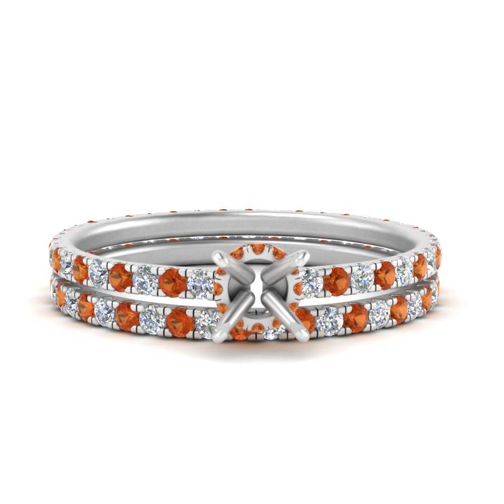 underhalo-eternity-semi-mount-diamond-wedding-band-set-with-orange-sapphire-in-FD9168SMGSAORANGLE3-NL-WG