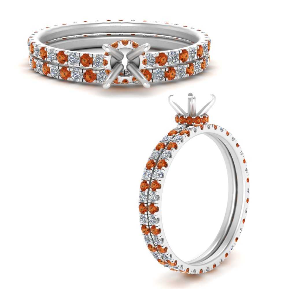 underhalo-eternity-semi-mount-diamond-wedding-band-set-with-orange-sapphire-in-FD9168SMGSAORANGLE3-NL-WG