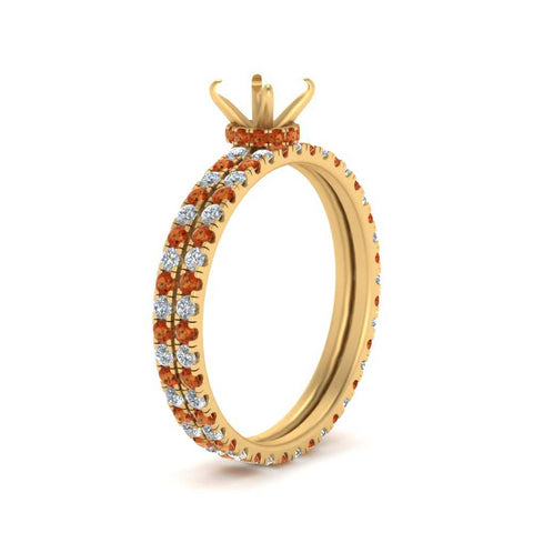 underhalo-eternity-semi-mount-diamond-wedding-band-set-with-orange-sapphire-in-FD9168SMGSAORANGLE3-NL-YG
