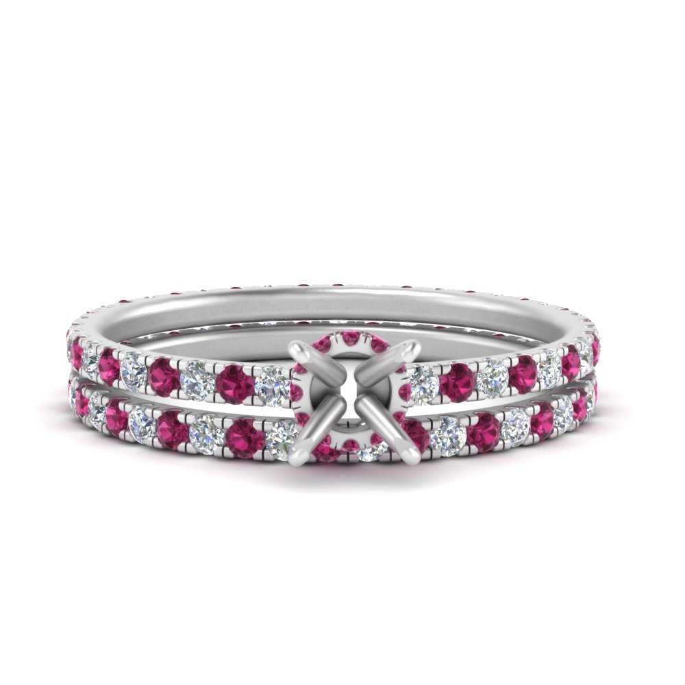 underhalo-eternity-semi-mount-diamond-wedding-band-set-with-pink-sapphire-in-FD9168SMGSADRPIANGLE3-NL-WG