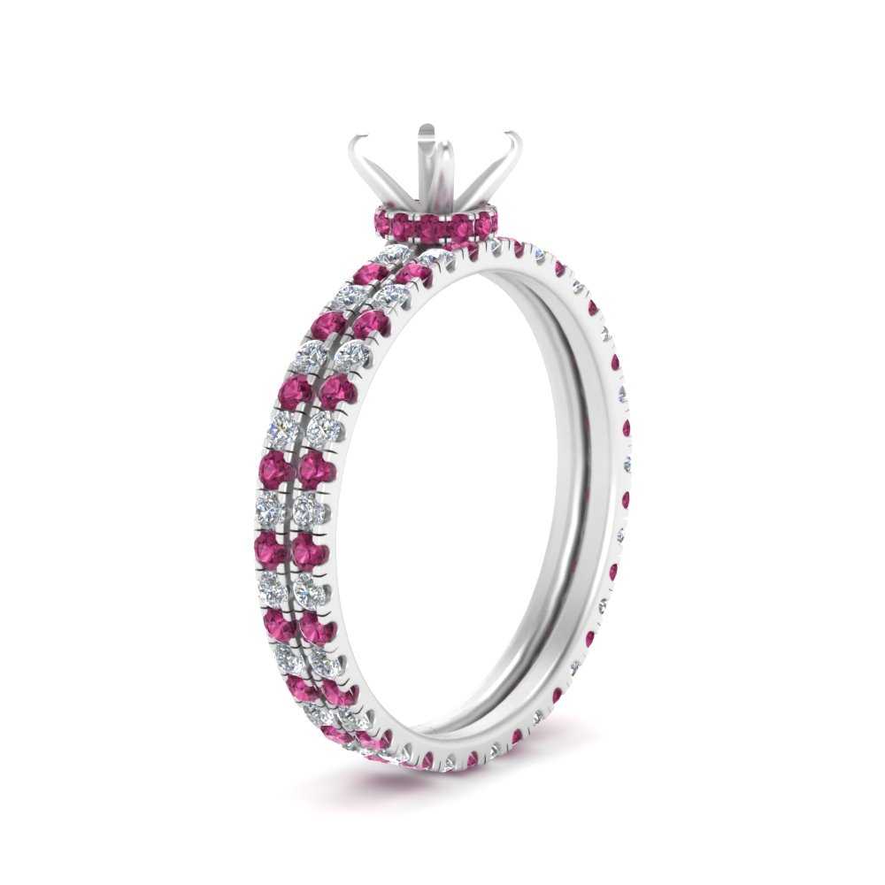 underhalo-eternity-semi-mount-diamond-wedding-band-set-with-pink-sapphire-in-FD9168SMGSADRPIANGLE3-NL-WG