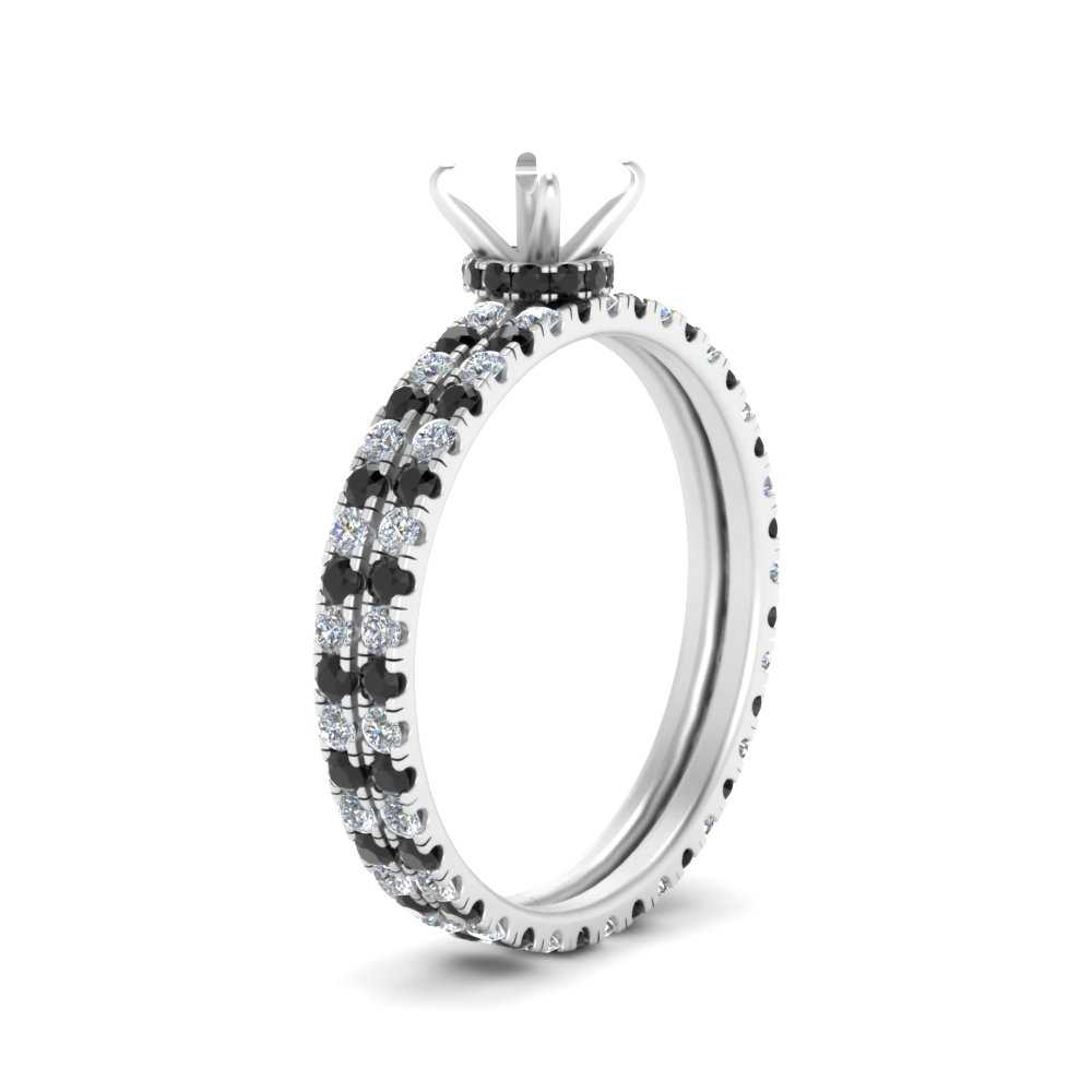 underhalo-eternity-semi-mount-wedding-band-set-with-black-diamond-in-FD9168SMGBLACKANGLE3-NL-WG