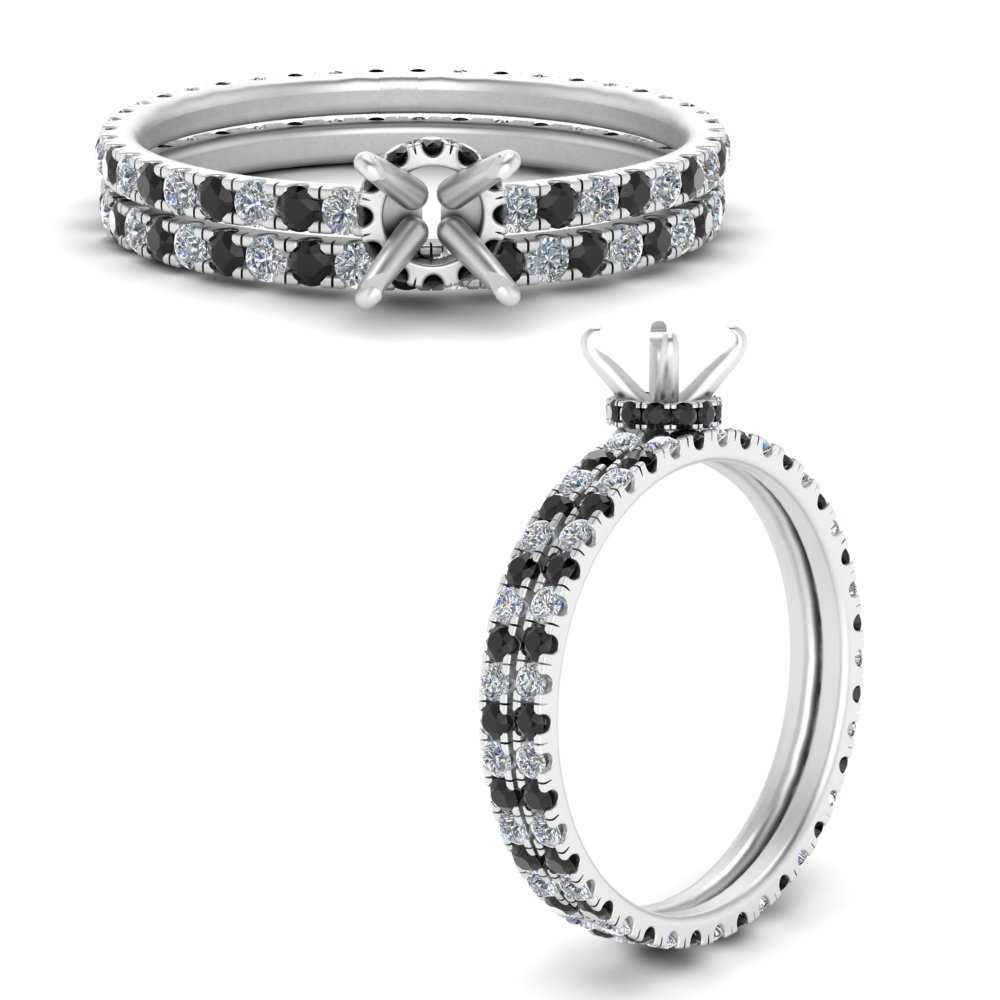 underhalo-eternity-semi-mount-wedding-band-set-with-black-diamond-in-FD9168SMGBLACKANGLE3-NL-WG