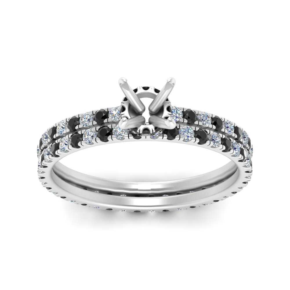 underhalo-eternity-semi-mount-wedding-band-set-with-black-diamond-in-FD9168SMGBLACKANGLE3-NL-WG