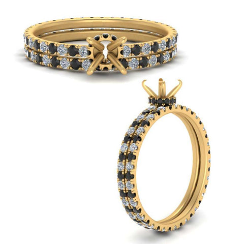 underhalo-eternity-semi-mount-wedding-band-set-with-black-diamond-in-FD9168SMGBLACKANGLE3-NL-YG