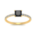 Load image into Gallery viewer, underhalo-princess-cut-black-diamond-engagement-ring-in-yellow-gold-FD9168PRRGBLACK-NL-YG-GS.jpg
