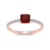 Load image into Gallery viewer, underhalo-princess-cut-ruby-engagement-ring-in-rose-gold-FD9168PRRGRUDR-NL-RG-GS.jpg
