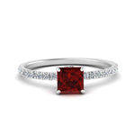 Load image into Gallery viewer, underhalo-princess-cut-ruby-engagement-ring-in-white-gold-FD9168PRRGRUDR-NL-WG-GS.jpg
