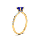 Load image into Gallery viewer, underhalo-princess-cut-sapphire-engagement-ring-in-yellow-gold-FD9168PRRGSABL-NL-YG-GS.jpg
