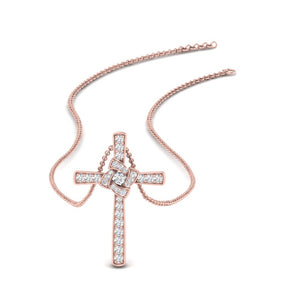 Unique Cross Diamond Pendant