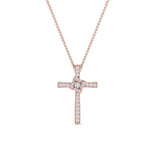 Load image into Gallery viewer, unique-cross-diamond-pendant-in-FDPD10881-NL-RG
