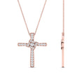Thumbnail 3 - unique-cross-diamond-pendant-in-FDPD10881-NL-RG