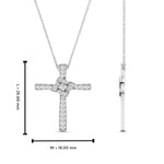 Load image into Gallery viewer, unique-cross-diamond-pendant-in-FDPD10881-NL-WG
