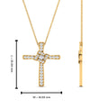 Thumbnail 12 - unique-cross-diamond-pendant-in-FDPD10881-NL-YG