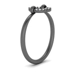 Load image into Gallery viewer, unique-heart-diamond-promise-ring-in-black-gold-FD10548R-NL-BG
