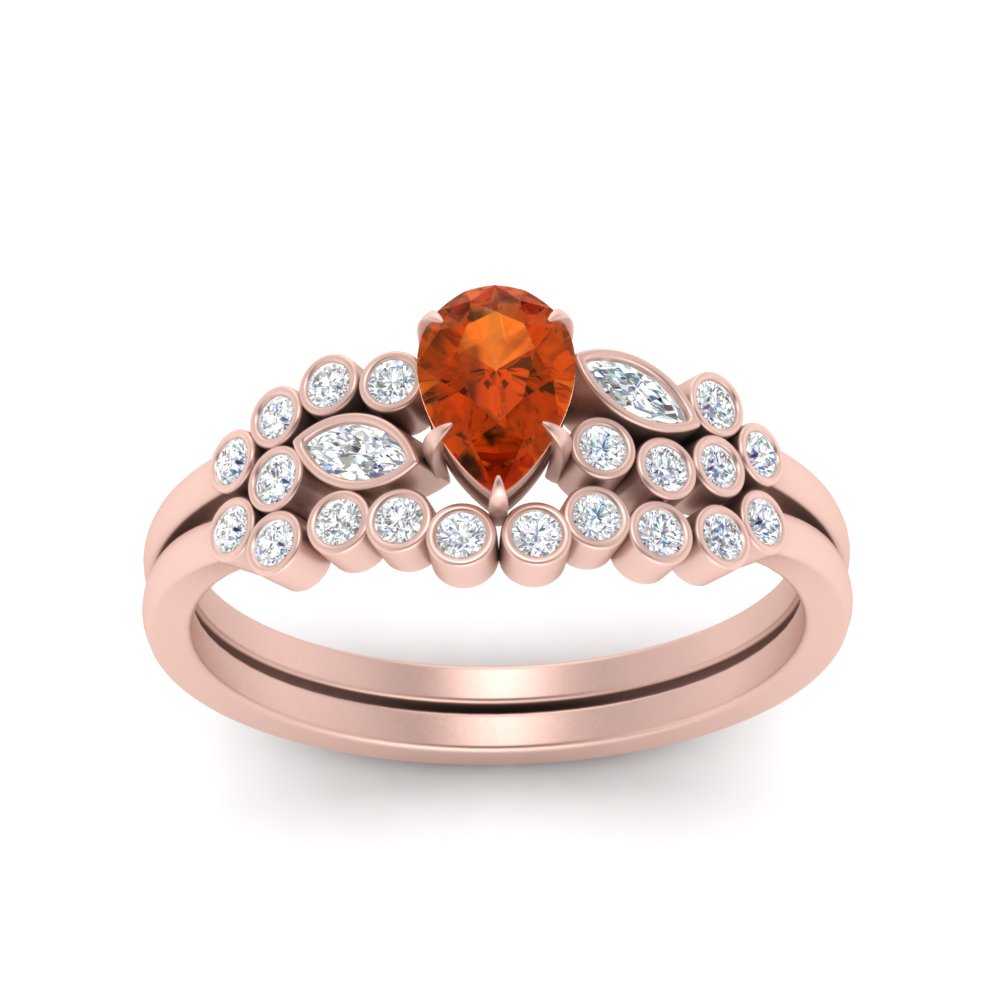 unique-pear-cluster-bezel-orange-sapphire-bridal-ring-set-in-rose-gold-FDENS3110PEGSAOR-NL-RG.jpg