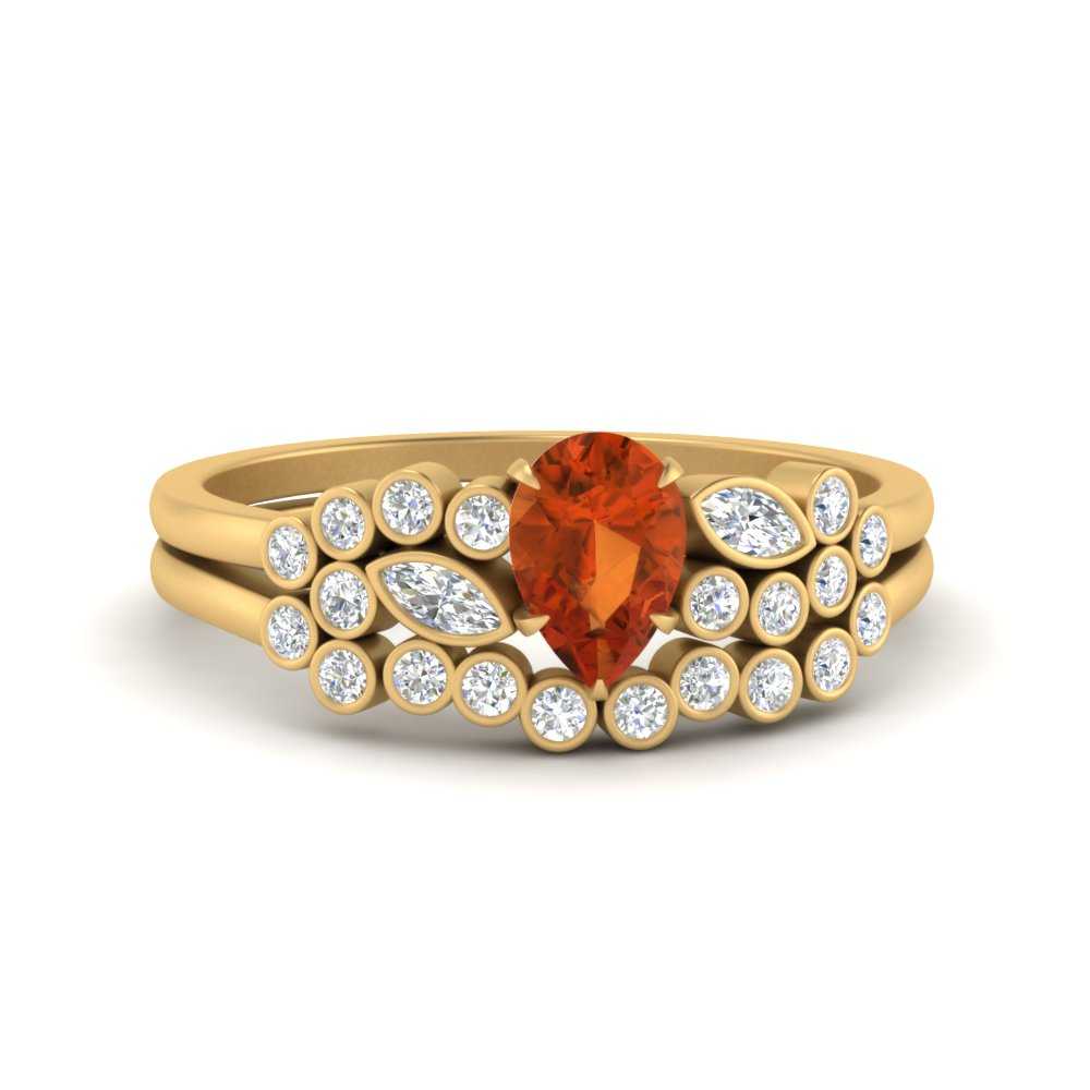 unique-pear-cluster-bezel-orange-sapphire-bridal-ring-set-in-yellow-gold-FDENS3110PEGSAOR-NL-YG.jpg