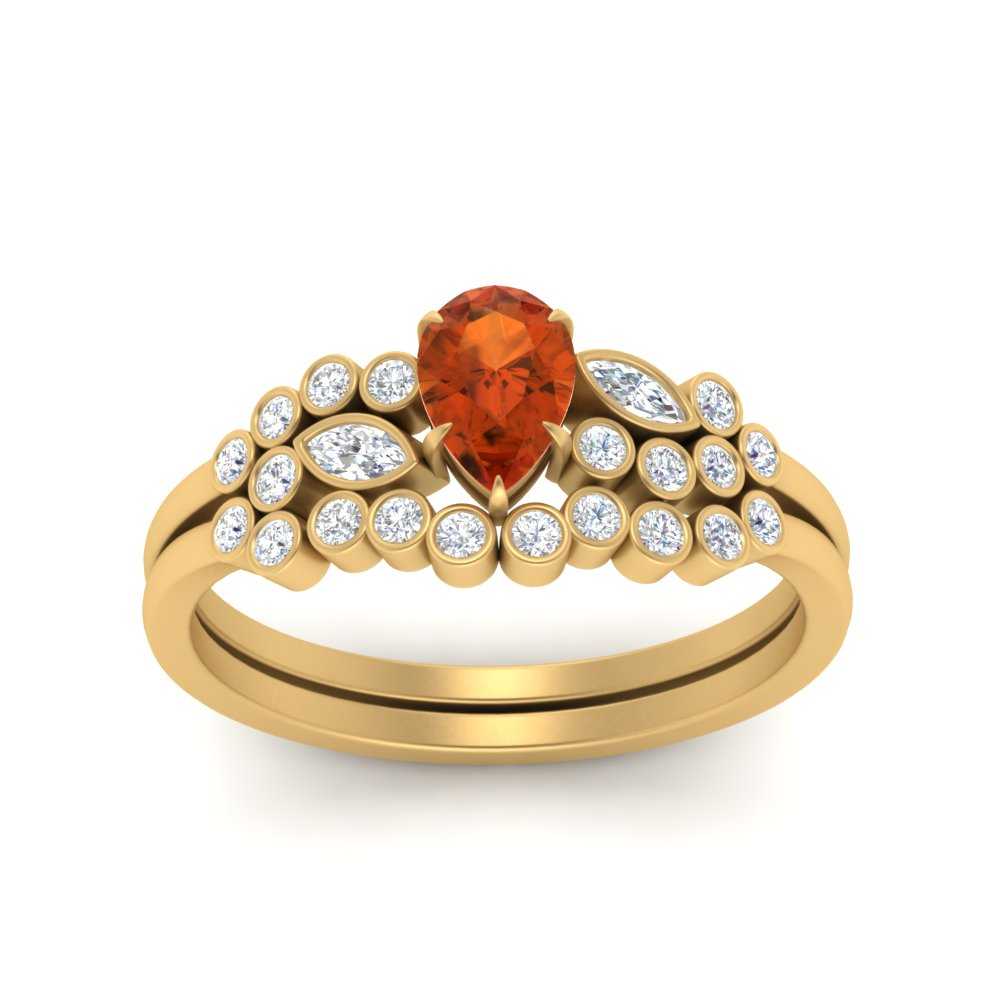 unique-pear-cluster-bezel-orange-sapphire-bridal-ring-set-in-yellow-gold-FDENS3110PEGSAOR-NL-YG.jpg