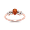 Load image into Gallery viewer, unique-pear-cluster-bezel-orange-sapphire-engagement-ring-in-rose-gold-FDENS3110PERGSAOR-NL-RG.jpg