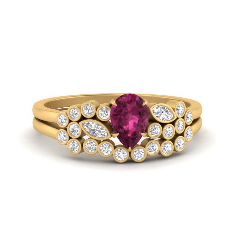 unique-pear-cluster-bezel-pink-sapphire-bridal-ring-set-in-yellow-gold-FDENS3110PEGSADRPI-NL-YG.jpg