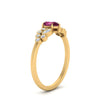 Load image into Gallery viewer, unique-pear-cluster-bezel-pink-sapphire-engagement-ring-in-yellow-gold-FDENS3110PERGSADRPI-NL-YG.jpg