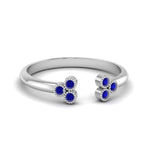 Load image into Gallery viewer, unique-promise-ring-for-her-with-blue-sapphire-in-14K-white-gold-FD8296RORGSABL-NL-WG

