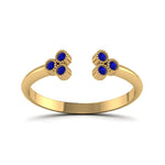 Load image into Gallery viewer, unique-promise-ring-for-her-with-blue-sapphire-in-14K-yellow-gold-FD8296RORGSABL-NL-YG
