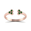 Load image into Gallery viewer, unique-promise-ring-for-her-with-emerald-in-14K-rose-gold-FD8296RORGEMGR-NL-RG