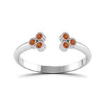 Load image into Gallery viewer, unique-promise-ring-for-her-with-orange-sapphire-in-14K-white-gold-FD8296RORGSAOR-NL-WG
