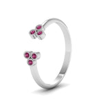 Load image into Gallery viewer, unique-promise-ring-for-her-with-pink-sapphire-in-14K-white-gold-FD8296RORGSADRPI-NL-WG
