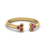 Load image into Gallery viewer, unique-promise-ring-for-her-with-pink-sapphire-in-14K-yellow-gold-FD8296RORGSADRPI-NL-YG
