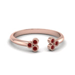 Load image into Gallery viewer, unique-promise-ring-for-her-with-ruby-in-14K-rose-gold-FD8296RORGRUDR-NL-RG

