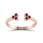 Load image into Gallery viewer, unique-promise-ring-for-her-with-ruby-in-14K-rose-gold-FD8296RORGRUDR-NL-RG
