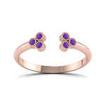 Load image into Gallery viewer, unique-promise-ring-for-her-with-violac-topaz-in-14K-rose-gold-FD8296RORGVITO-NL-RG
