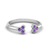 Load image into Gallery viewer, unique-promise-ring-for-her-with-violac-topaz-in-14K-white-gold-FD8296RORGVITO-NL-WG
