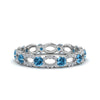 Load image into Gallery viewer, unique-vintage-eternity-diamond-ring-with-blue-topaz-in-white-gold-FDEWB8376BGICBLTO-NL-WG.jpg