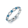 Load image into Gallery viewer, unique-vintage-eternity-diamond-ring-with-blue-topaz-in-white-gold-FDEWB8376BGICBLTO-NL-WG.jpg