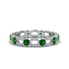 Load image into Gallery viewer, unique-vintage-eternity-diamond-ring-with-emerald-in-white-gold-FDEWB8376BGEMGR-NL-WG.jpg