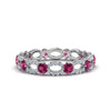 Load image into Gallery viewer, unique-vintage-eternity-diamond-ring-with-pink-sapphire-in-white-gold-FDEWB8376BGSADRPI-NL-WG.jpg