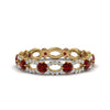 Load image into Gallery viewer, unique-vintage-eternity-diamond-ring-with-ruby-in-yellow-gold-FDEWB8376BGRUDR-NL-YG.jpg