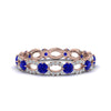 Load image into Gallery viewer, unique-vintage-eternity-diamond-ring-with-sapphire-in-rose-gold-FDEWB8376BGSABL-NL-RG.jpg