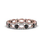 Load image into Gallery viewer, unique-vintage-eternity-ring-with-black-diamond-in-rose-gold-FDEWB8376BGBLACK-NL-RG.jpg
