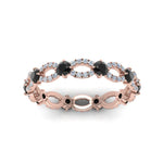 Load image into Gallery viewer, unique-vintage-eternity-ring-with-black-diamond-in-rose-gold-FDEWB8376BGBLACK-NL-RG.jpg
