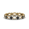 Load image into Gallery viewer, unique-vintage-eternity-ring-with-black-diamond-in-yellow-gold-FDEWB8376BGBLACK-NL-YG.jpg