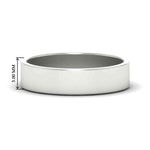Load image into Gallery viewer, unisex-classic-flat-cigar-band-5-mm-in-FD11377B-5.00MM-NL-WG
