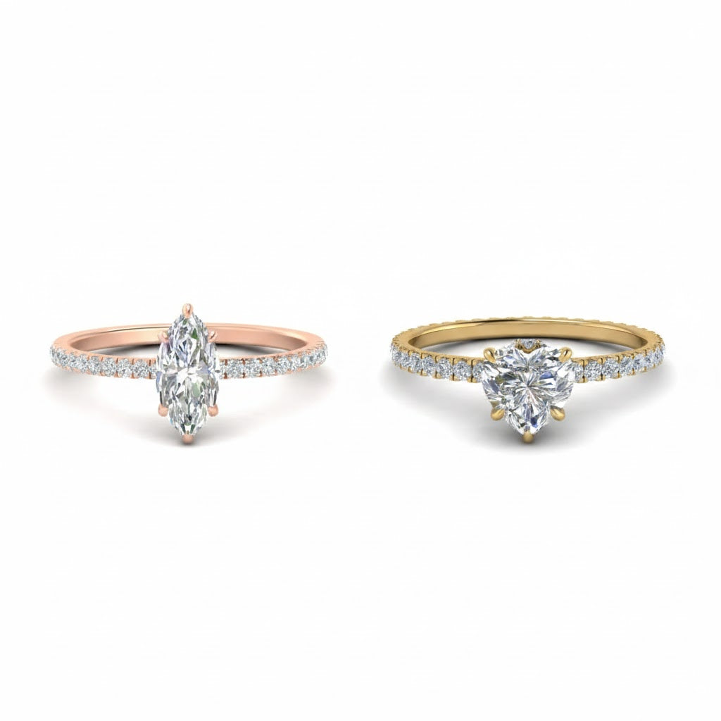 Hidden Feature Engagement Rings Hidden Halo Engagement Rings: Guide to the Most Sparkling Diamond ...