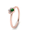 Load image into Gallery viewer, unusual-emerald-bezel-set-engagement-ring-in-rose-gold-FD72035RORGEM-NL-RG.jpg