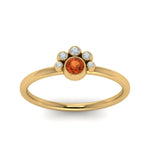 Load image into Gallery viewer, unusual-orange-sapphire-bezel-set-engagement-ring-in-yellow-gold-FD72035RORGOS-NL-YG.jpg
