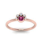 Load image into Gallery viewer, unusual-pink-sapphire-bezel-set-engagement-ring-in-rose-gold-FD72035RORGPS-NL-RG.jpg
