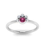 Load image into Gallery viewer, unusual-pink-sapphire-bezel-set-engagement-ring-in-white-gold-FD72035RORGPS-NL-WG.jpg
